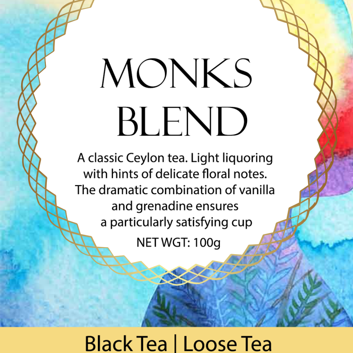 Organic Monks Blend Black Tea