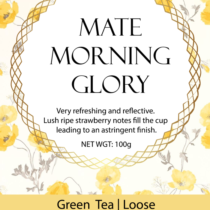 Mate Morning Glory Green Tea Blend