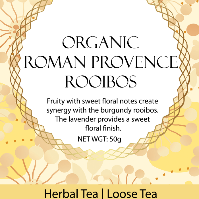 Organic Roman Provence Rooibos Tea