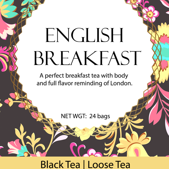 English Breakfast Black Tea, 24 bags