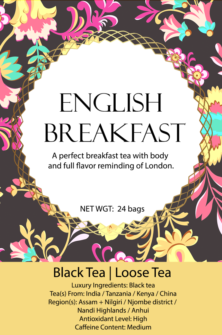 English Breakfast Black Tea, 24 bags