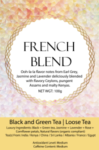 French Blend | Vanille, Earl Grey, Jasmine and Lavender Tea